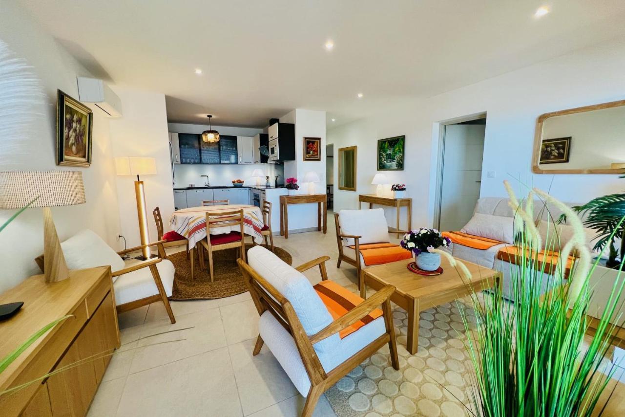 Villa Marie 1 - Superbe Appartement Climatise 2 Chambres Vue Mer لو غراو دو روا المظهر الخارجي الصورة